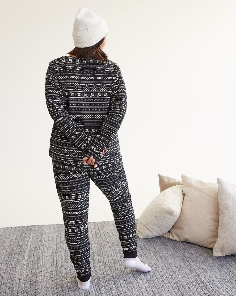 Long-Sleeve Top and Jogger Pyjama Set