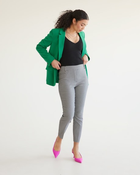 Slim-Leg High-Rise Ankle Pants, The Iconic
