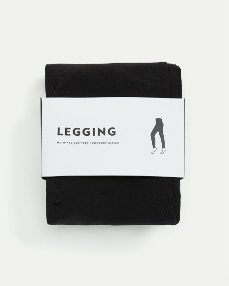 Legging en coton avec détails lacés