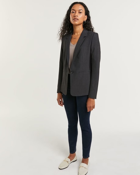 Blazer with Elasticated Inserts