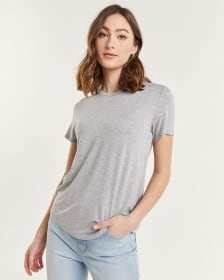 T-shirt à manches courtes et encolure ronde R Essentials