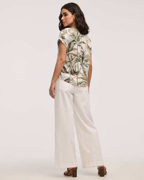 T-shirt à manches courtes et col rond