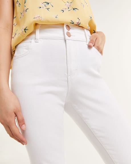 White Skinny Ankle Jeans