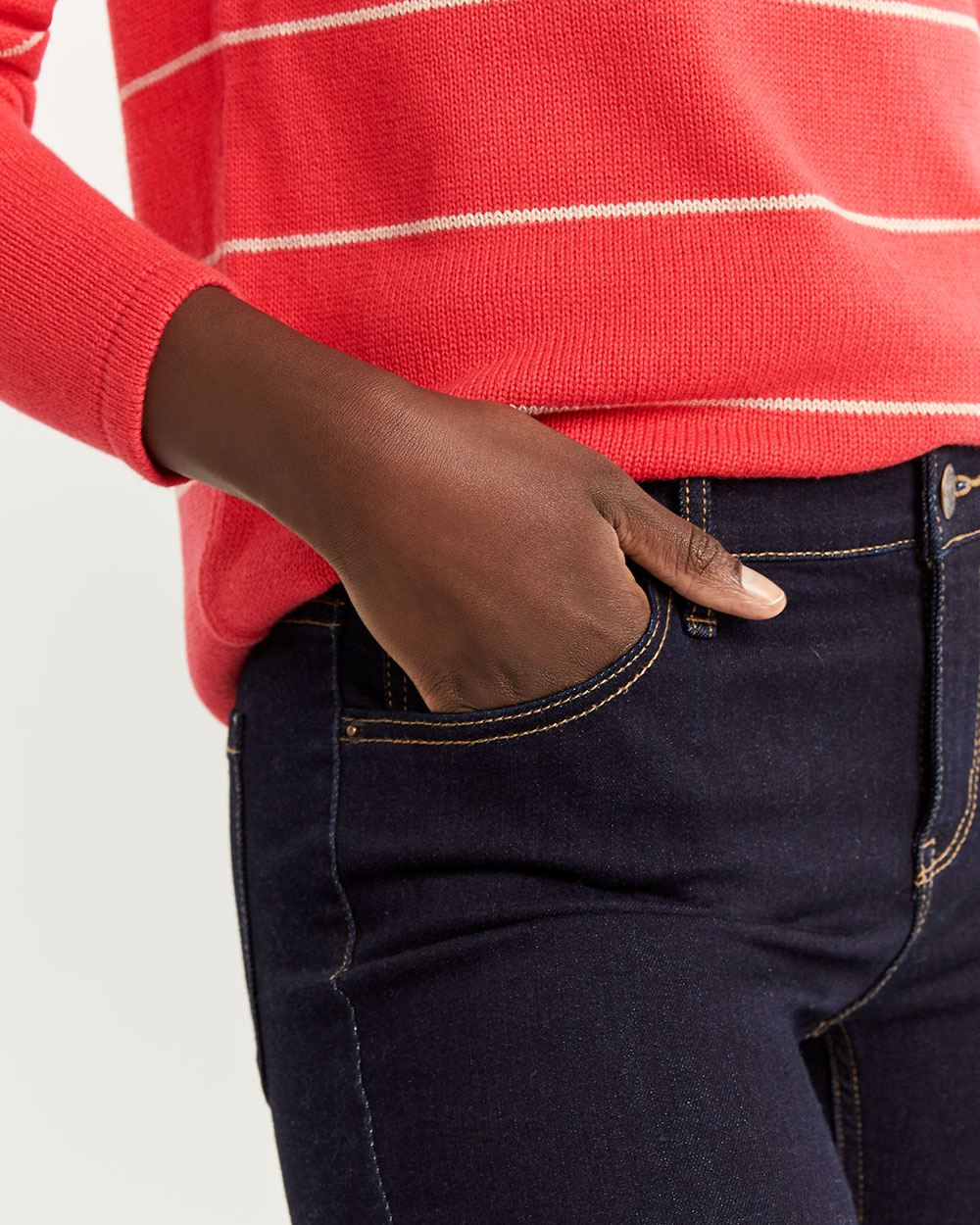 Le jeans Insider à jambe droite - Long