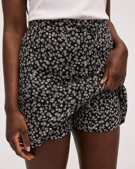 Jupe-short fluide