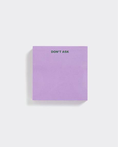 Bloc-notes avec citation