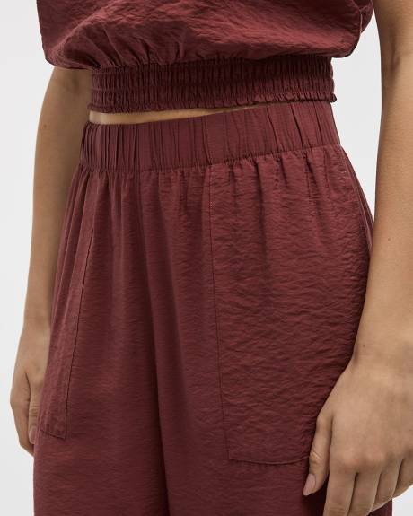 Pantalon &agrave; jambe large - Petite