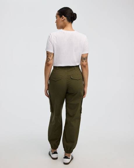 Poplin Jogger with Cargo Pockets