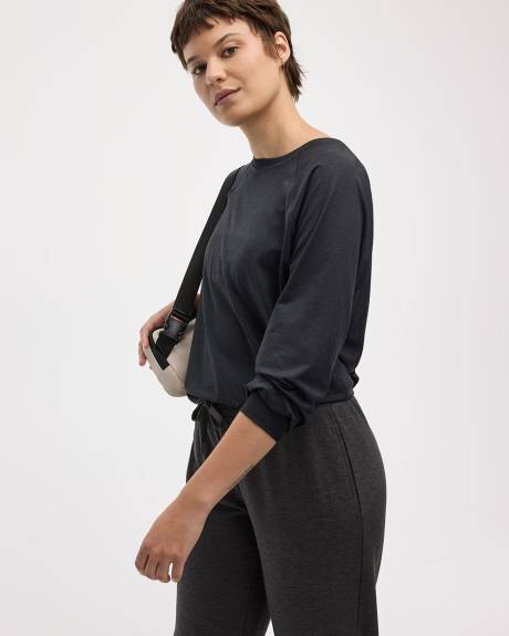 Pull à manches longues et col rond - Dry-Lux (MD) Hyba Essentiels