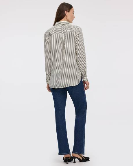 Blouse boutonnée à manches longues