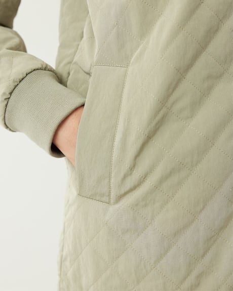 Lightweight Quilted Bomber Jacket