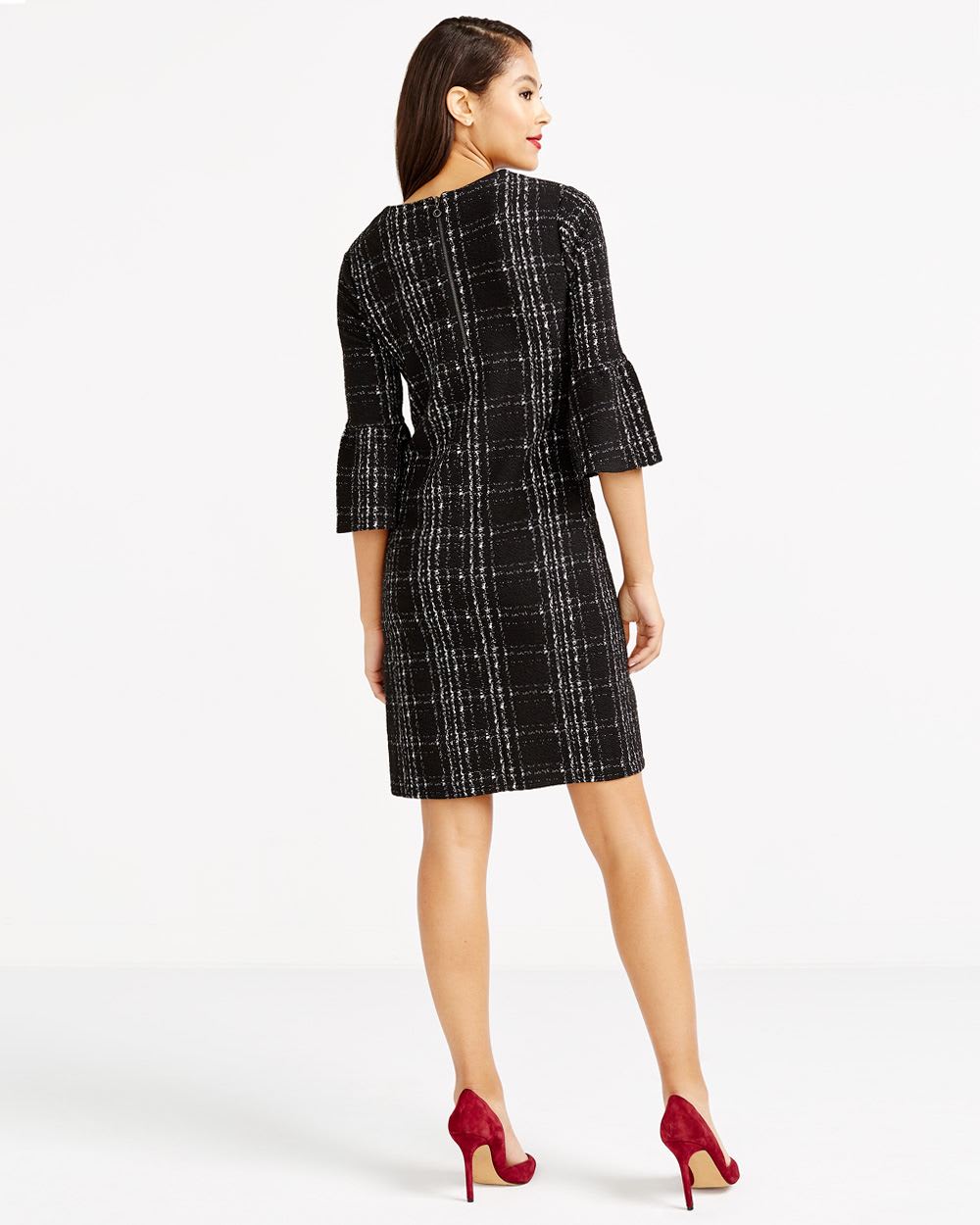 Bell Sleeve Shift Dress Women Reitmans