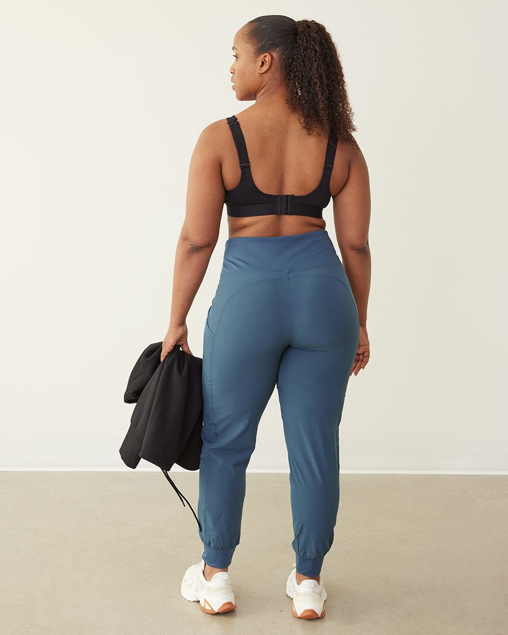 Pantalon de yoga court pour femme - noir HY™
