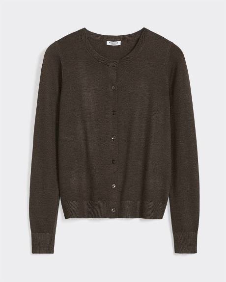 Crew-Neck Cardigan - R Essentials