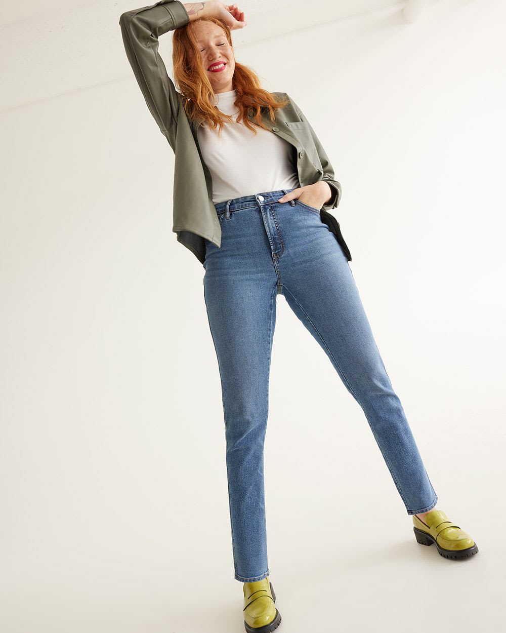 Slim-Leg High-Rise Vintage Jean - Tall