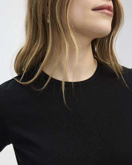 T-shirt ajust&eacute; &agrave; col rond - R Essentials