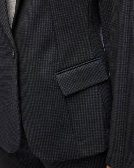 Veston ajusté en tricot à un bouton - Le Stretch Moderne (MD)