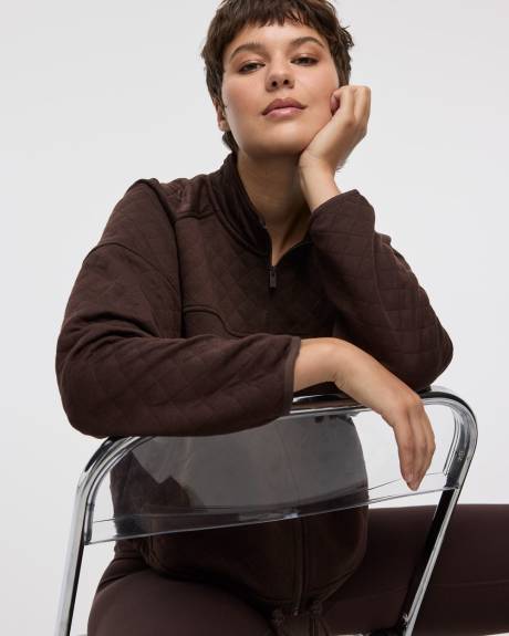 Quilted Jacquard Jacket - Hyba