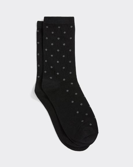 Bas classiques à pois