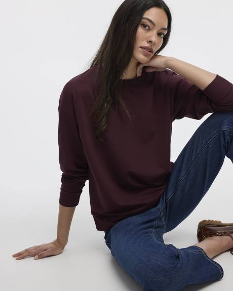 Pull à manches longues et col rond - R Essentials