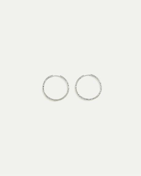 Hammered Hoops