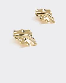 Wavy Square Earrings