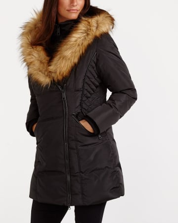 Faux Fur Collar Winter Coat | Women | Reitmans