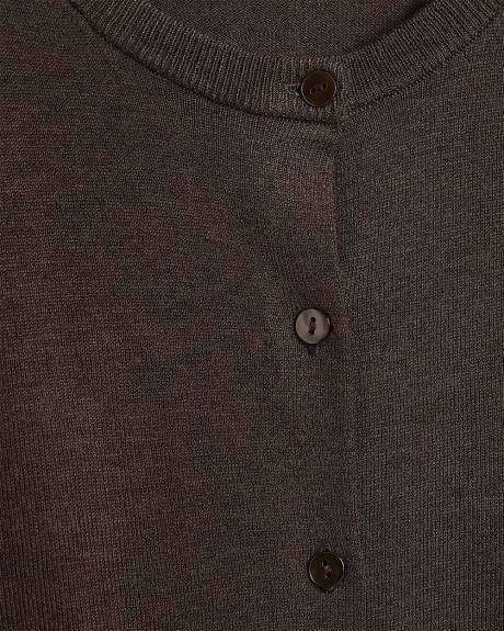 Crew-Neck Cardigan - R Essentials