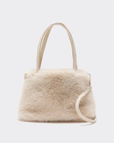 Faux Fur Bucket Bag