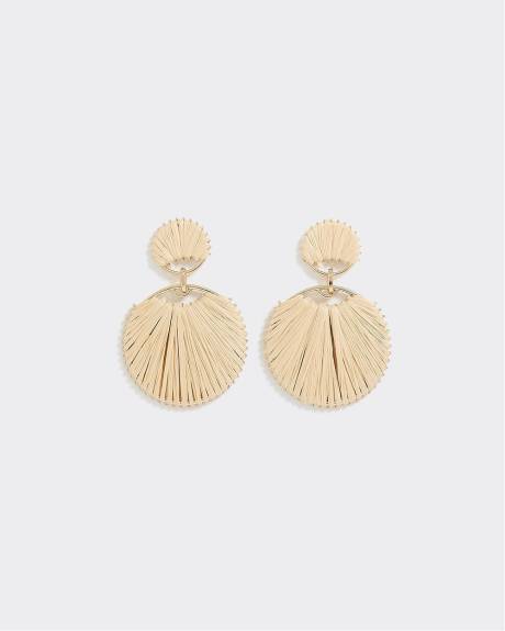 Raffia Pendants Earrings