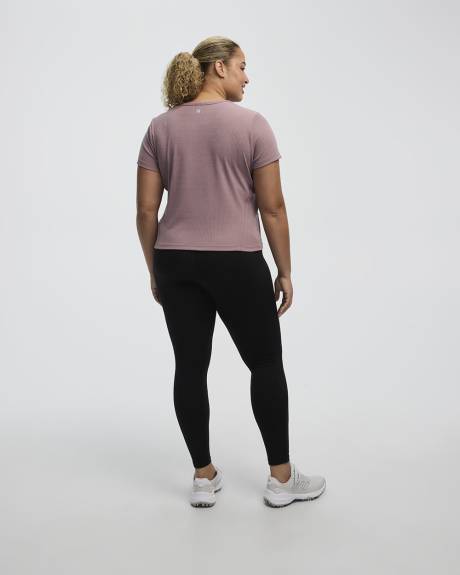 T-shirt côtelé à col rond et manches courtes - Dry-Lux (MD) Hyba