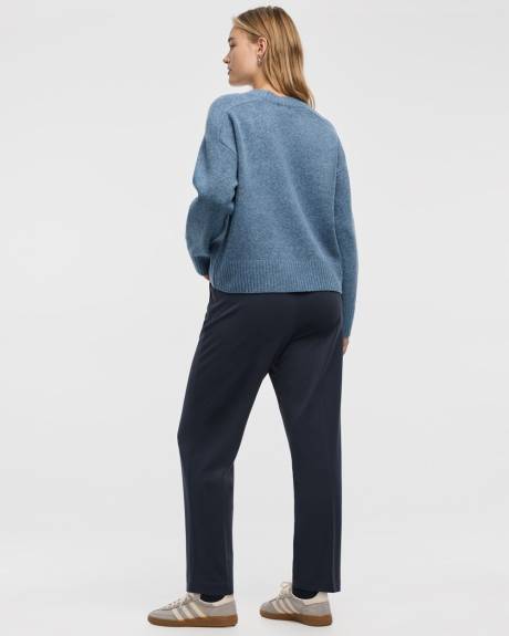 Long-Sleeve Crew-Neck PlushSoft Pullover