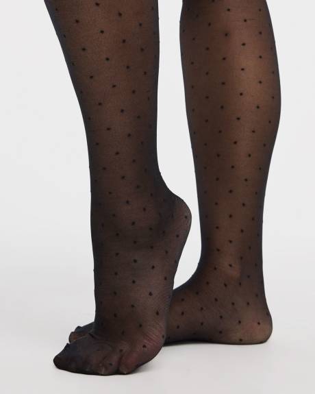 Collants à pois