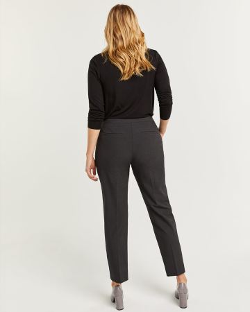 The New Classic Straight Pants with Side Metal Buckles