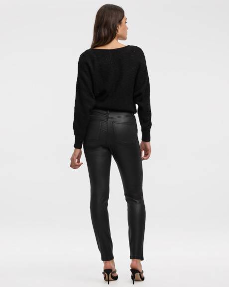 Jeans à effet lustré à jambe Skinny et taille haute - Le Signature (MD)