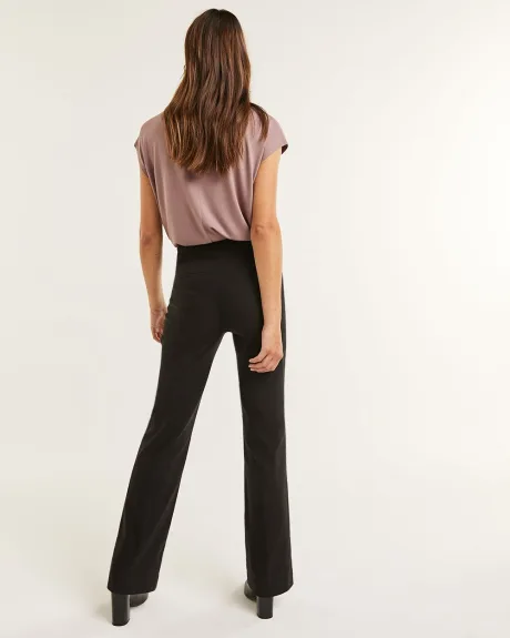 Pantalon à taille haute et jambe évasée - L'Iconique (MD) - Long