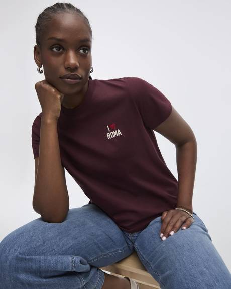 Crew-Neck Graphic T-Shirt