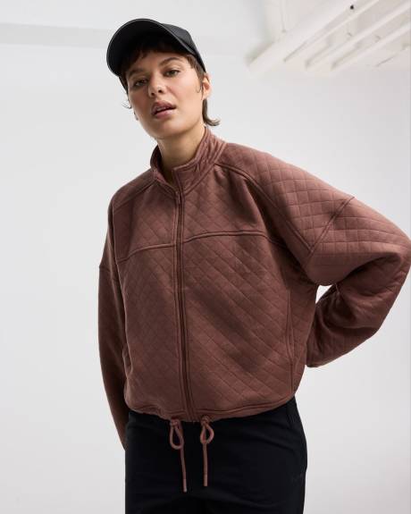 Quilted Jacquard Jacket - Hyba