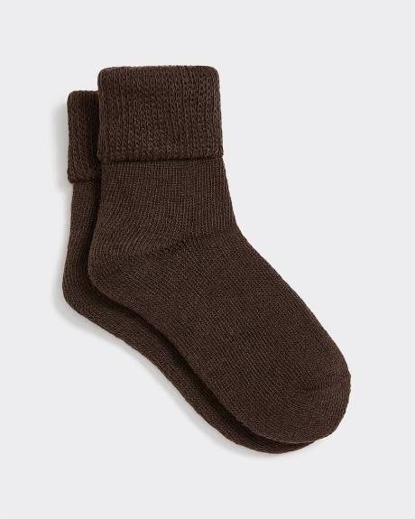 Bas d'hiver à revers