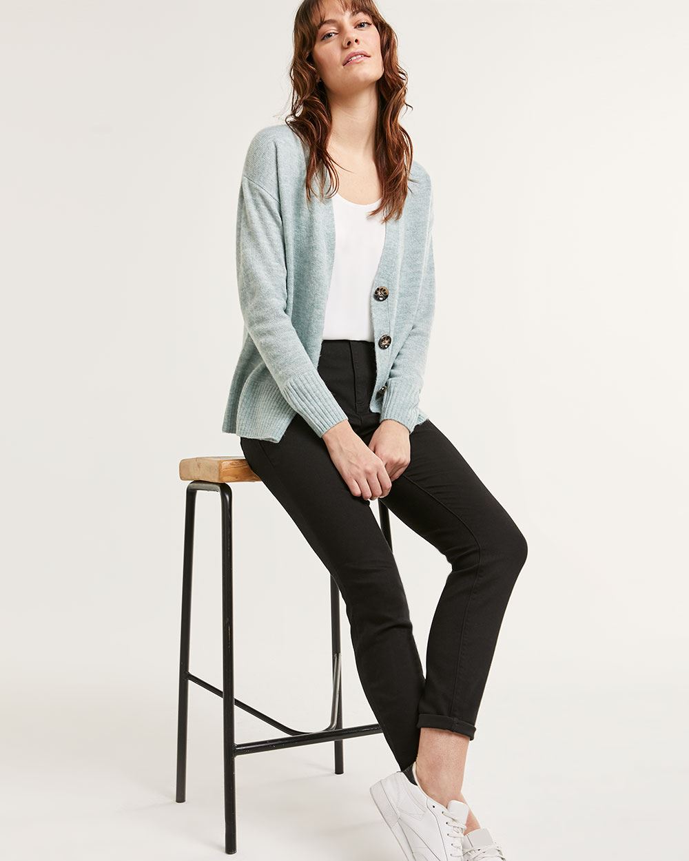 Long Sleeve Buttoned Cardigan