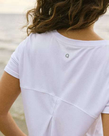 T-shirt à col rond et manches courtes - DRY-LUX (MD) Hyba Essentiels