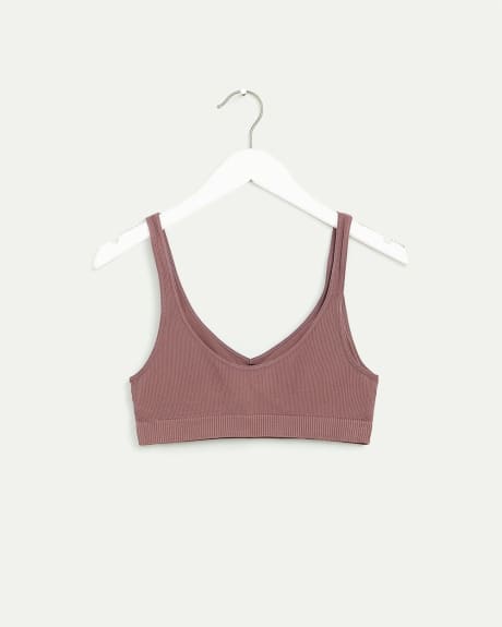 Camille Ribbed Seamless Bralette