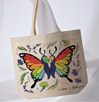 Tote bag to support the 2SLGBTQI community in Canada