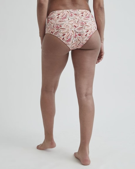 High-Waist Bikini Bottom with Shirring - Thyme Maternity