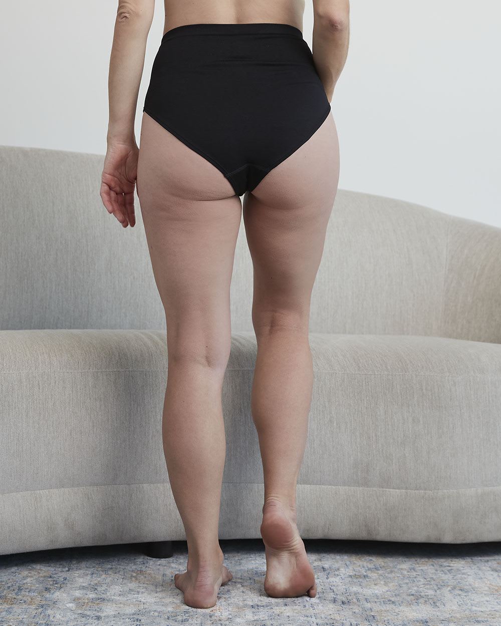 Seamless Ribbed High-Waist Panty - Thyme Maternity