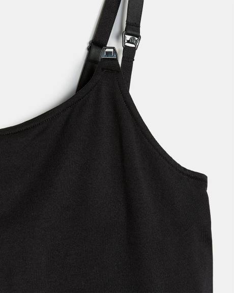 Camisole d'Allaitement Sans Coutures &agrave; Col D&eacute;gag&eacute; - Thyme Maternit&eacute;