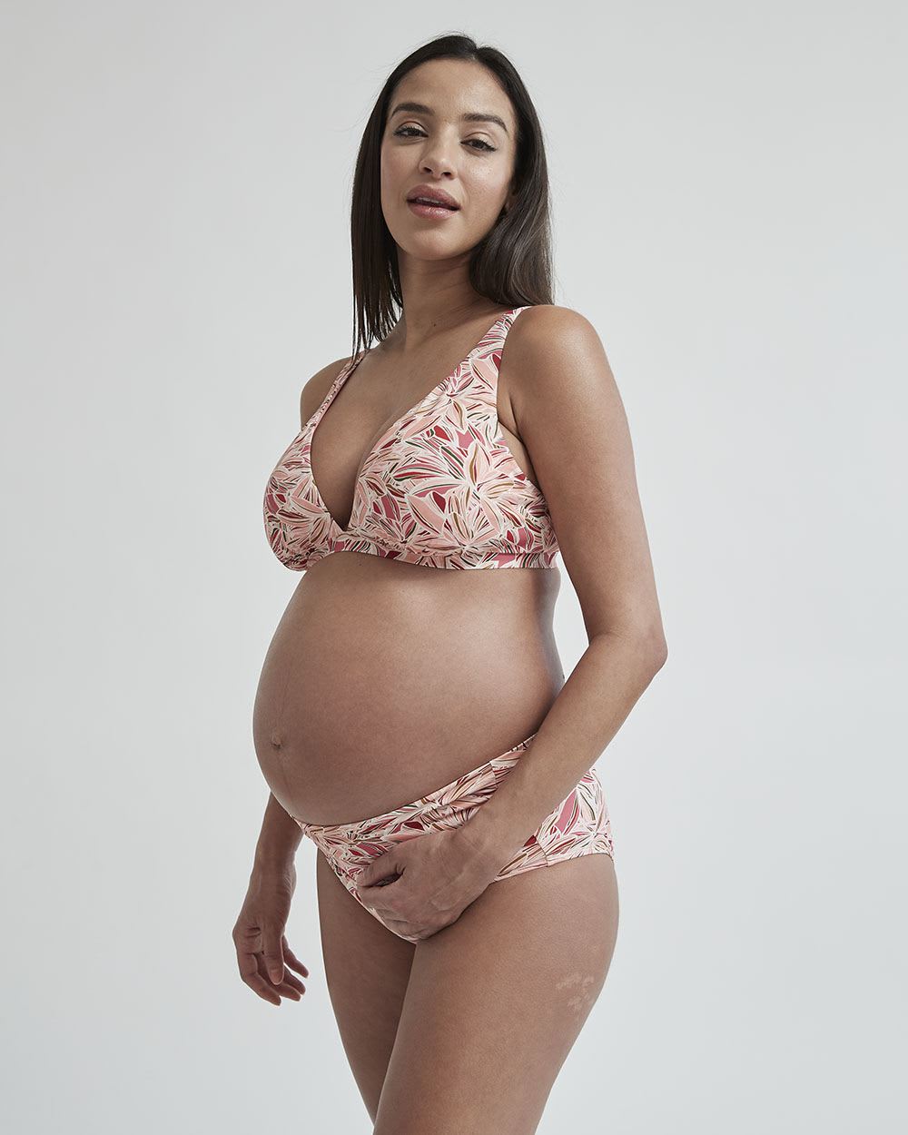 Haut Bikini à Col V avec Bretelles Réglables - Thyme Maternité