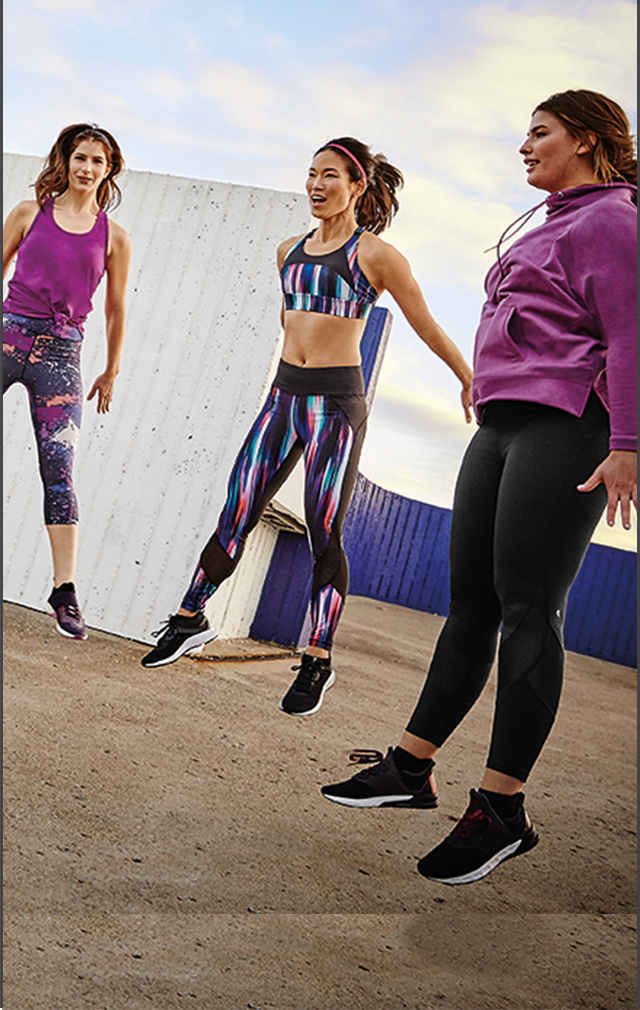 where to see womens activewear on tv