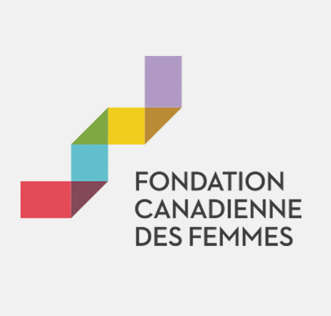 Le logo de la Fondation canadienne des femmes.