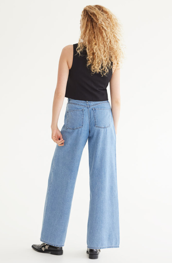 Wide-leg jeans for women